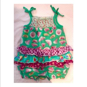 Matilda Jane romper in fruity & floral colors!